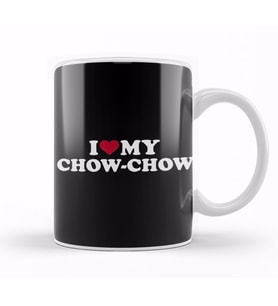 Chow Chow I Love My Chow Chow Kupa Bardak Porselen