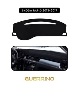 SKODA Rapid (2013-2017) TORPİDO KORUMA HALISI SİYAH KENAR
