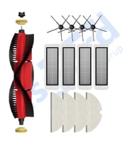 ROBOROCK  S50 – S55 –S5 MAX – S6 – S6 MAXV Uyumlu 1 Ana Fırça 4 Yan Fırça 4 Filtre 4 Mop PKT-iasgf0000692