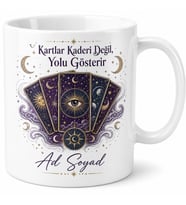 Tarot Okuyucusu Mistik Kartlar Gelecek Tahmini Gizemli Kupa Bardak Hediye