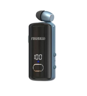 Fineblue F580 Dijital Göstergeli Makaralı Titreşimli Bluetooth Kulaklık Mavi