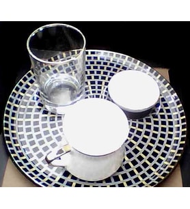 LAVİN 06910 EKOSE 4 PARÇA KAHVE SUNUM SET ( 1 ADET FİYATIDIR )