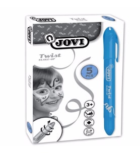 Jovi Twist Stick 5'li LACİVERT Yüz Boyama Kalemi