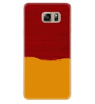 Samsung S7 Edge S20 Fe Plus Ultra S21 S22 Kılıf Boyun Askılı Silikon Sarı Kırmızı Boya 1708