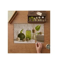 Yeşil Yağlar - Mum - Terapi Tasarımı 240 parça Ahşap Puzzle Ahşap Kutuda MP02050