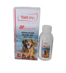 Biolive Biotin Köpekler İçin Tüy Döküm Önleyici Sıvı min 100ml
