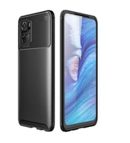 Xiaomi Redmi Note 10 Kılıf Esnek Soft Karbon Tasarım Legion Serisi (Siyah)