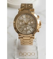 Dione Beyaz Kadran Gold Kordon Kadın Kol Saati