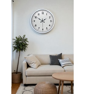 River World Duvar Saati Standart Beyaz 40 cm Seri B