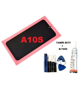 Samsung Galaxy A10S (A107) Uyumlu Lcd Ekran Dokunmatik Servis + B-7000 + Tamir Seti