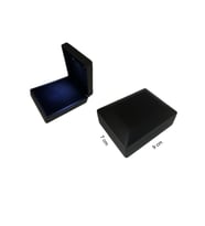 ışıklı kolye mini set küpe kutusu (Siyah)