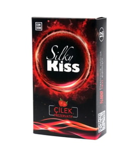 Silky Kiss Çilek Aromalı Prezervatif