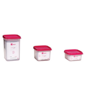 Moon star Modüler Hava Sızdırmaz 3,Lü Saklama Kabı-1,25+0,65+0,40 Litre-MS-09+MS-02+MS-01