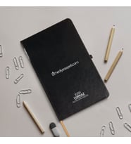 İsim ve Kurumsal Logo Unvan Yazılı Baskılı Siyah Defter