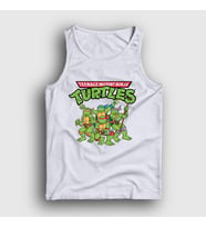 Presmono Unisex Beyaz Poster Teenage Mutant Ninja Turtles Atlet 325940tt