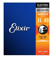 Elixir 12102 Nanoweb Medium Elektro Gitar Teli (11-49)