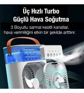 Su Hazneli Masa Vantilatörü
