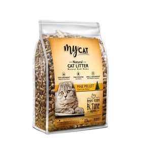 MYCAT ÇAM PELLETİ KEDİ KUMU 2KG