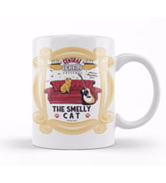 Central Perk Smelly Cat Kedi Friends Kupa Bardak Porselen