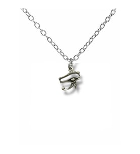Eye of Horus – Antik Mısır Koruma Sembolü Unisex Kolye (60 cm Zincirli) Açıklama: (Gümüş)