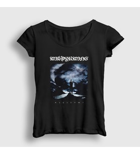 Presmono Kadın Siyah Misthyrming Algleymi T-Shirt 428599tt