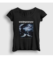Presmono Kadın Siyah Misthyrming Algleymi T-Shirt 428599tt