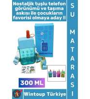 #Suluk Sağlıklı Dayanıklı Mika Gündelik Okul Spor Park Nostaljik Su Matarası İlgi Çekici Tuşlu Telef