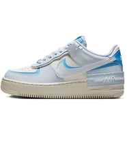Nike Air Force 1 Shadow Sneaker Unisex Reflektörlü Hakiki Deri Günlük Spor Ayakkabı Mavi