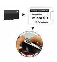 Sd2Vita Ps Vita için Hafıza Kartı Adaptörü Vita Hafıza Kartı sd2vita kart (Beyaz)