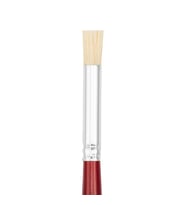 Bigpoint 850 Serisi Doğal Kıl Tampon (Stencil) Fırçası No: 4 x 12 Adet (Renksiz)