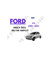 Ford Ka 2008-2016 Araca Özel Sis Far H1