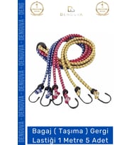 #TaşımaLastği Dayanıklı Esnek Kancalı Yük Sabitleme Güvenli Mukavemetli Taşıma Gergi Lastiği 1 Mt -