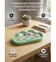 Karakter Figür Tasarımlı Gözlük Tutucu ve Çok Amaçlı Organizer