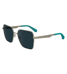 Calvin Klein CKJ24201S 717 56 Kadın Güneş Gözlüğü (Altın)