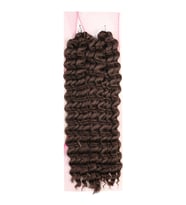 Nice Bulk Afro Su Dalgası Saç - Koyu Kahve