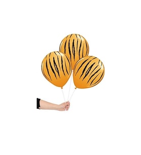 Lateks Turuncu Safari Balon 10 Lu