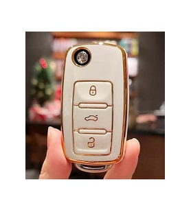 Vw Tiguan Jetta Golf 5 Golf 6 Scirocco Polo Caddy Lüks Anahtar Koruma Kılıfı (Standart)