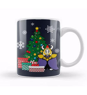 King Asgore Around The Christmas Tree Undertale Kupa Bardak Porselen