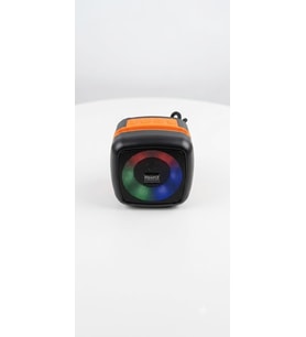 Bluetooth Hoparlör, RGB LED Işıklı, Telefon Standlı, USB Flash Bellek ve AUX Destekli, Taşınabilir Speaker A Kalite 4 Ayrı Renk seçenekli Şarjlı Bluetooth Speaker (SİYAH)