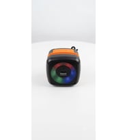 Bluetooth Hoparlör, RGB LED Işıklı, Telefon Standlı, USB Flash Bellek ve AUX Destekli, Taşınabilir Speaker A Kalite 4 Ayrı Renk seçenekli Şarjlı Bluetooth Speaker (SİYAH)
