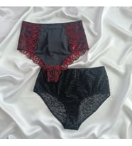 Kadın Yüksek Bel 2'li Paket Slip Külot BB2175