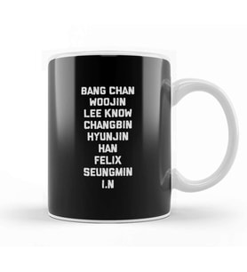 Kpop Stray Kids Skz Logo Kupa Bardak Porselen