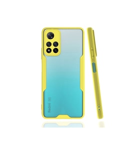 Çınarcık Dev Xiaomi Redmi Note 11 Pro Plus 5G Kılıf Platin Silikon - Sarı