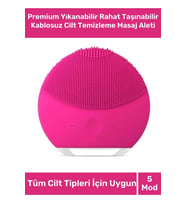 Özel 5 Farklı Mod Tüm Cilt Tiplerine Uygun Yıkanabilir Şarjlı Kablosuz Cilt Temizleme Masaj Aleti