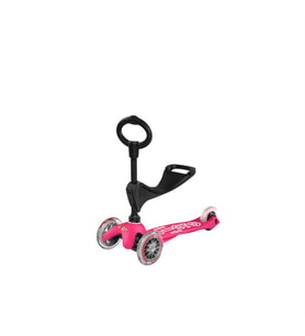 Mini Micro Scooter 3 in 1 Deluxe Pembe MMD009