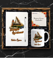 Edebiyat Öğretmeni Özel Deri Defter Kalem Ve Kupa Seti