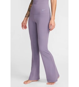 Nike Zenvy Dri-Fit Womens Training Pants.Soft Kumaş Geniş Paça Kadın Antreman Eşofman Altı Mor