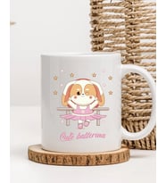Cute Balerin Dog Temalı Kupa Bardak