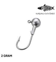 Jighead - Zoka - Kurşunlu Olta İğnesi - Gümüş - 2 gr