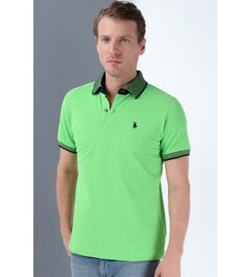 T8566 DEWBERRY ERKEK T-SHIRT-YEŞİL